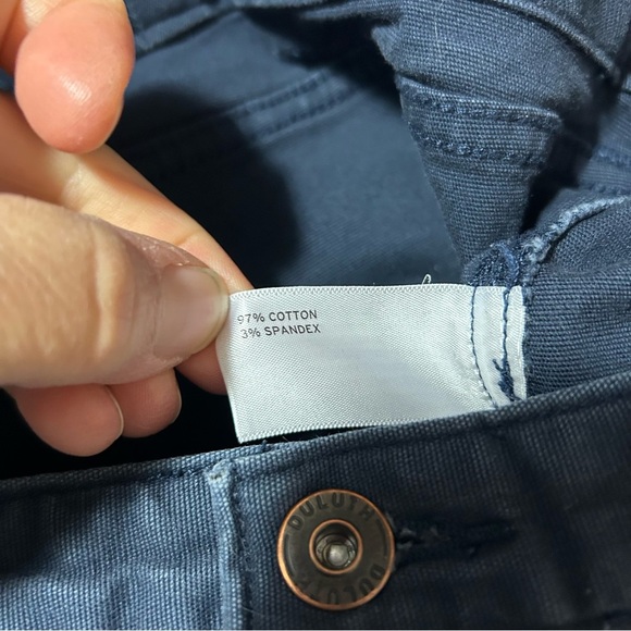 Duluth Trading Co Blue Ankle Cropped Jeans - Picture 5 of 6